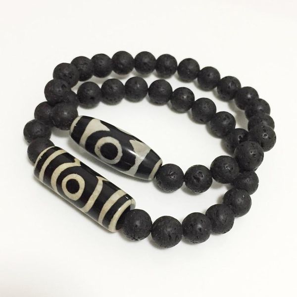 energy stone black lava natural tibetan dzi agates beaded bracelets vintage jewelry prayer three-eyed agates bracelets for male, Golden;silver
energy stone black lava natural tibetan dzi agates beaded bracelets vintage jewelry prayer three-eyed agates bracelets for male, Golden;silver