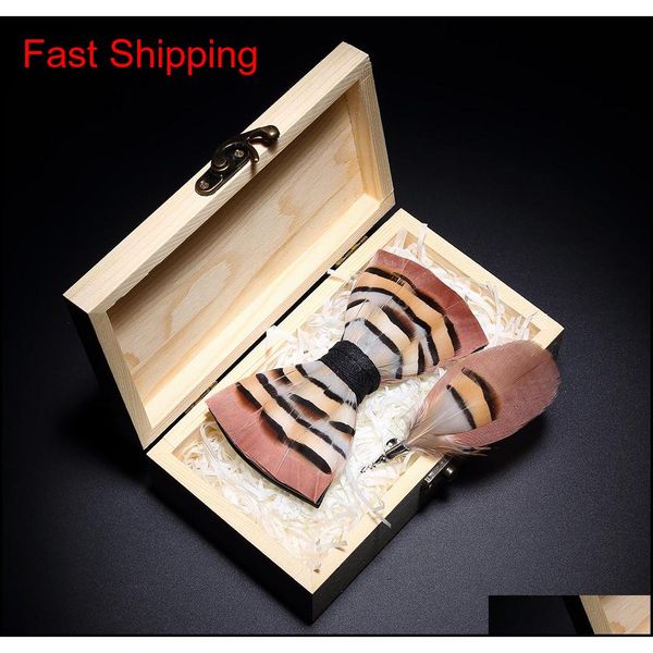 2020 original design men's bow tie pink feather bow artificial leather bow tie brooch wooden box qylvbx bdefashion, Black;gray
2020 original design men's bow tie pink feather bow artificial leather bow tie brooch wooden box qylvbx bdefashion, Black;gray