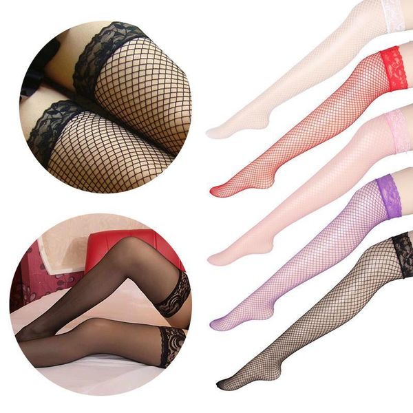 lady fashion sheer thigh high stocking breathable mesh fishnet long stockings women lace stay up hollow out stockings1, Black;white
lady fashion sheer thigh high stocking breathable mesh fishnet long stockings women lace stay up hollow out stockings1, Black;white