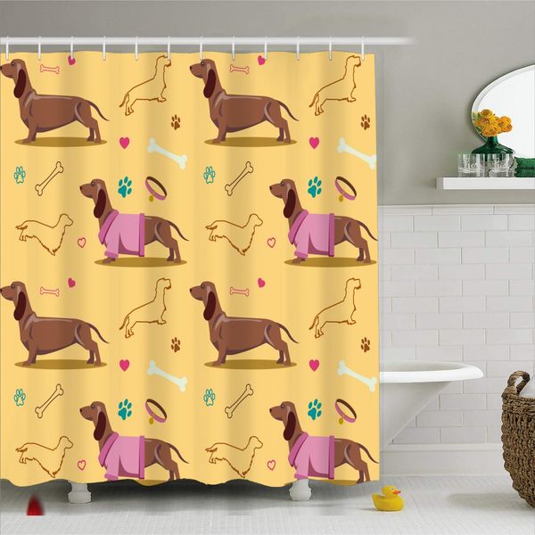 dachshund shower curtains decoration waterproof fabric bath curtain bathroom screens cartoon shower curtain with hooks drop ship
dachshund shower curtains decoration waterproof fabric bath curtain bathroom screens cartoon shower curtain with hooks drop ship