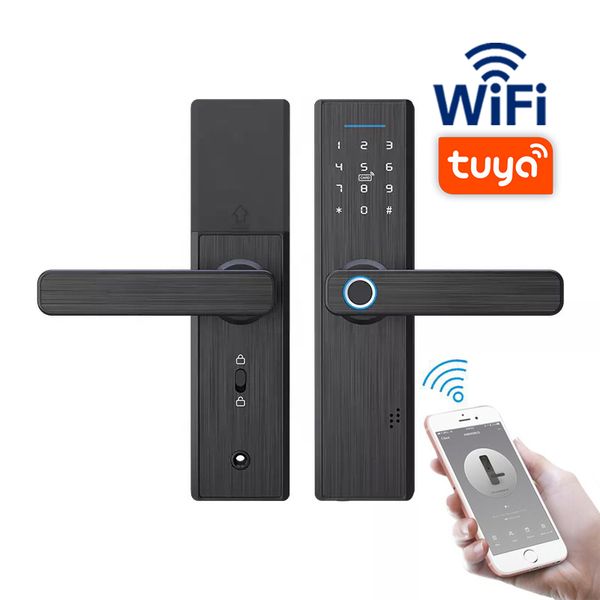 tuya wifi fingerprint lock electronic smart door lock security biometric fingerprint intelligent lock with password rfid
tuya wifi fingerprint lock electronic smart door lock security biometric fingerprint intelligent lock with password rfid