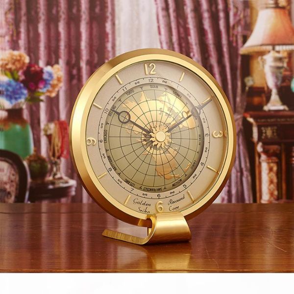 new earth european luxury brass table clock vintage desk ornaments office living room bedroom study room desk watch gift
new earth european luxury brass table clock vintage desk ornaments office living room bedroom study room desk watch gift