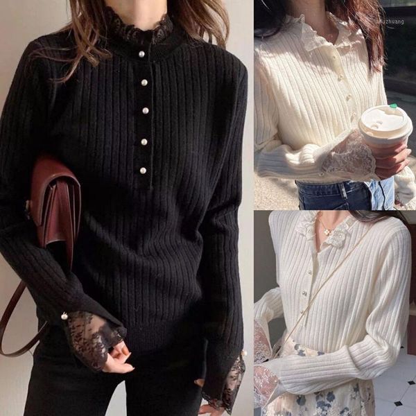 2020 autumn and winter new product lace collar wool bottoming shirt sweater women1, White
2020 autumn and winter new product lace collar wool bottoming shirt sweater women1, White