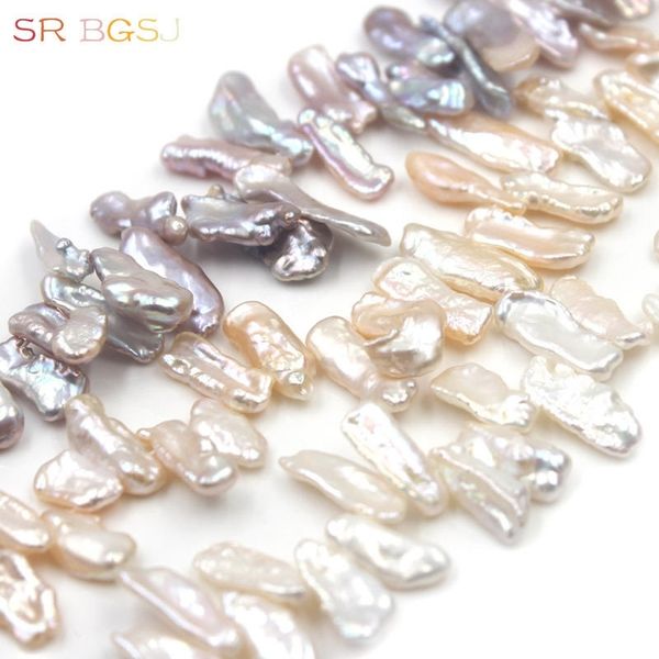sr 9x18mm white pink purple reborn baroque teeth natural freshwater pearl jewelry beads strand 15" t200507
sr 9x18mm white pink purple reborn baroque teeth natural freshwater pearl jewelry beads strand 15" t200507