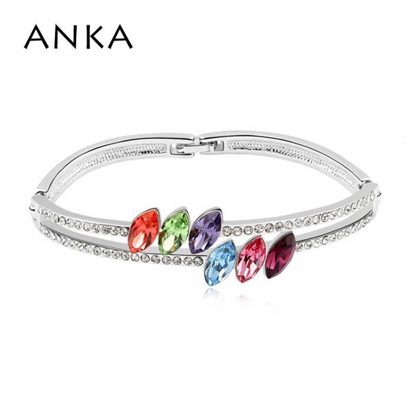 rhodium plated crystal studded ladies party birthday gift bangle bracelet crystals from austria #96200, Black
rhodium plated crystal studded ladies party birthday gift bangle bracelet crystals from austria #96200, Black