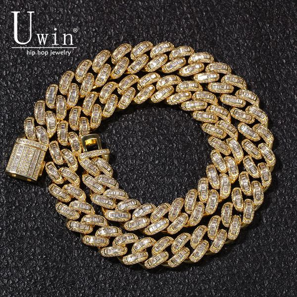 uwin 13mm cuban chain baguette round cubic zircon mixed luxury bling bling full iced out charms hiphop jewelry 0927, Silver
uwin 13mm cuban chain baguette round cubic zircon mixed luxury bling bling full iced out charms hiphop jewelry 0927, Silver