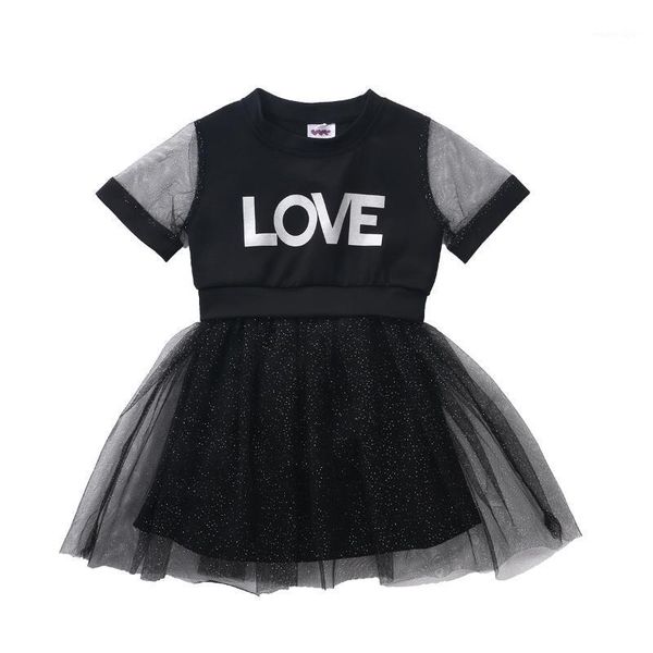 girl's dresses 1-6y summer toddler baby kid girls black dress letter ruffles tulle tutu for girls1, Red;yellow
girl's dresses 1-6y summer toddler baby kid girls black dress letter ruffles tulle tutu for girls1, Red;yellow