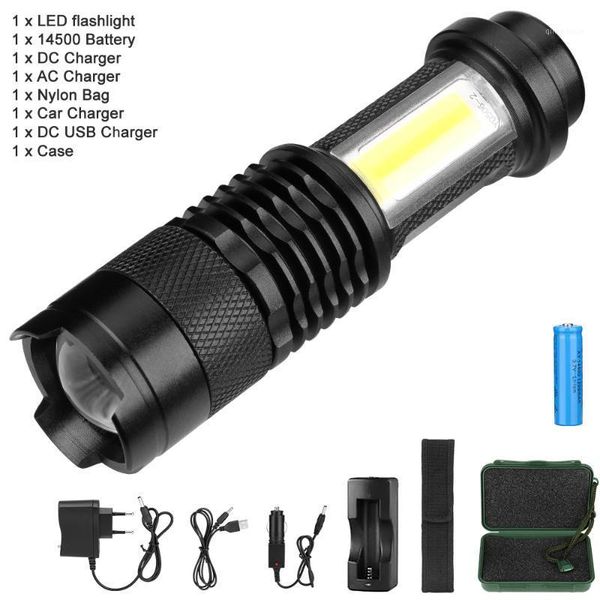 led t6 led+cob led torch pocket light 4 modes camping light with clip lantern flashlamp waterproof working1
led t6 led+cob led torch pocket light 4 modes camping light with clip lantern flashlamp waterproof working1