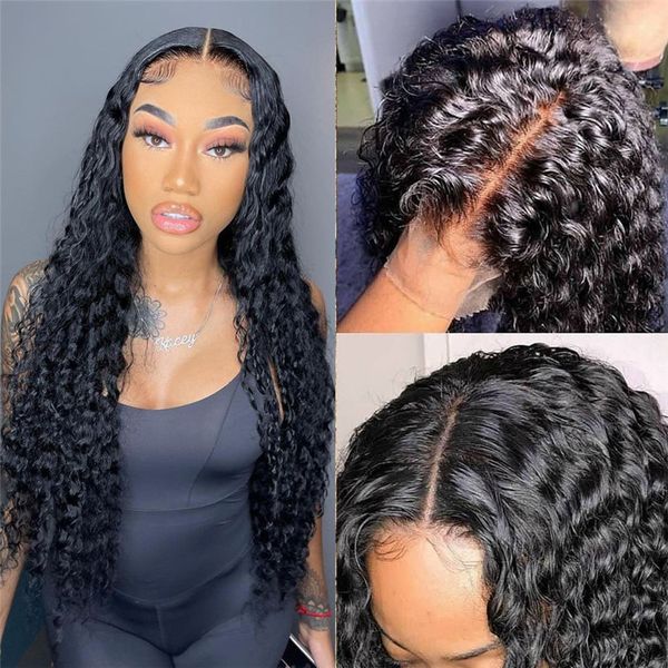 26 inch long curly black color lace front wig for women with baby hair middle part preplucked glueless, Black;brown
26 inch long curly black color lace front wig for women with baby hair middle part preplucked glueless, Black;brown