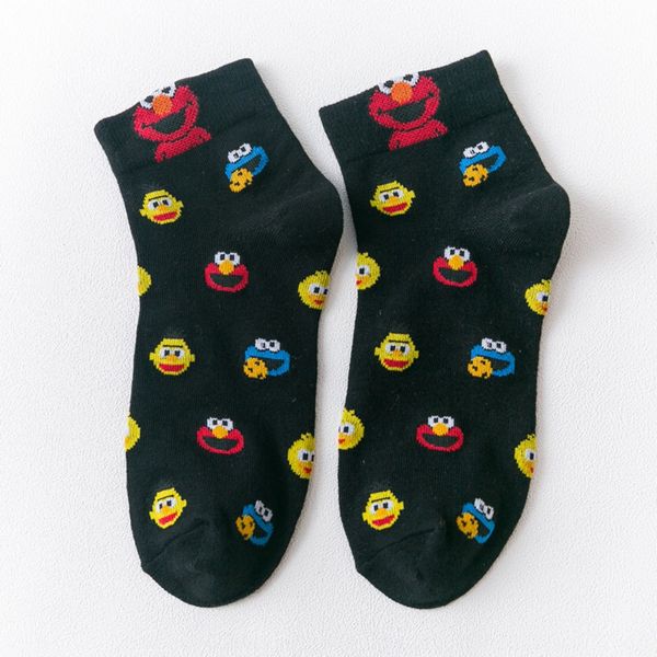 korean sesame street cotton cartoon funny women's spring and summer cotton socks lolita ins fashionable women's socks vnpaf, Black
korean sesame street cotton cartoon funny women's spring and summer cotton socks lolita ins fashionable women's socks vnpaf, Black