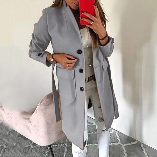 vogue chic women elegant coat woolen single-breasted streetwear warm windbreaker new trench long female plus size overcoat, Black
vogue chic women elegant coat woolen single-breasted streetwear warm windbreaker new trench long female plus size overcoat, Black
