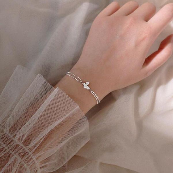 charm bracelets butterfly crystal bracelet hypoallergenic simple double layer jewelry women gift dating for jewelery wedding, Golden;silver
charm bracelets butterfly crystal bracelet hypoallergenic simple double layer jewelry women gift dating for jewelery wedding, Golden;silver