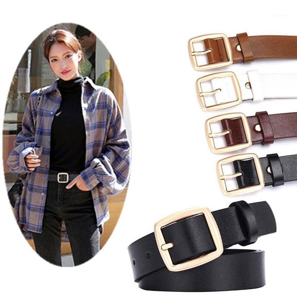 1pc fashion ladies faux leather gold pin metal buckle straps women belts mujer accessories1, Black;brown
1pc fashion ladies faux leather gold pin metal buckle straps women belts mujer accessories1, Black;brown