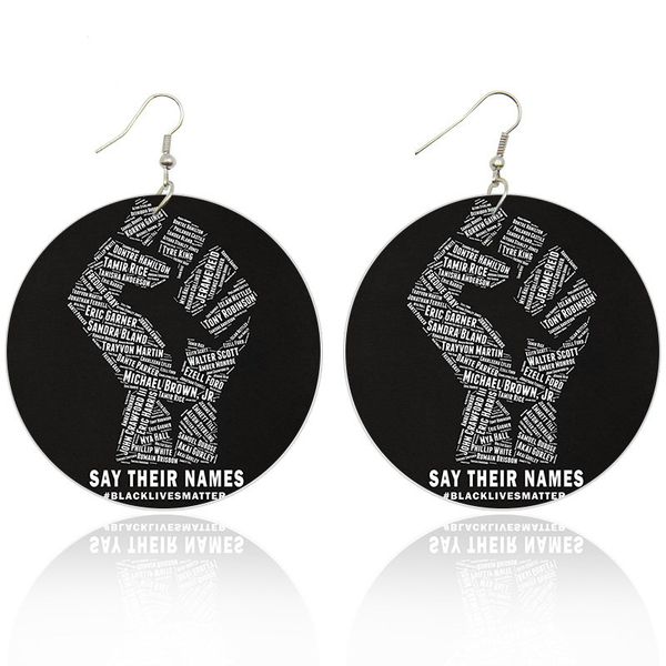 februaryfrost brand printed african power fist wooden drop earrings with black lives matters afro history figure names for black women gift, Silver
februaryfrost brand printed african power fist wooden drop earrings with black lives matters afro history figure names for black women gift, Silver