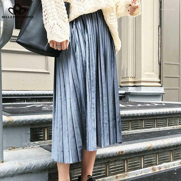 skirts herstory 2021 winter women long skirt vintage female pleated velvet high waist mid calf plus size s-6xl1, Black
skirts herstory 2021 winter women long skirt vintage female pleated velvet high waist mid calf plus size s-6xl1, Black