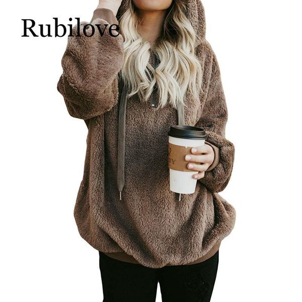rubilove women's winter sweatshirt jacket plus size 5xl women fleece coat half-zipper oversized front hooded draped pockets 2020, Black;brown
rubilove women's winter sweatshirt jacket plus size 5xl women fleece coat half-zipper oversized front hooded draped pockets 2020, Black;brown