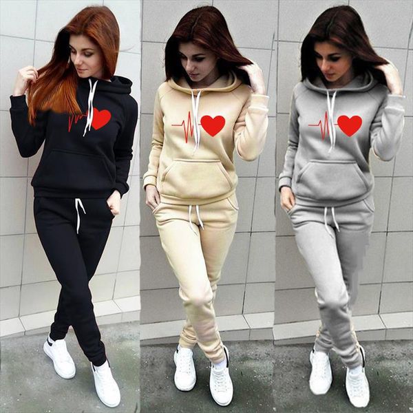 two piece set womens tracksuit casual pullover hoodie pants sportswear clothes for women sweatshirt feminino ropa de mujer, Gray
two piece set womens tracksuit casual pullover hoodie pants sportswear clothes for women sweatshirt feminino ropa de mujer, Gray