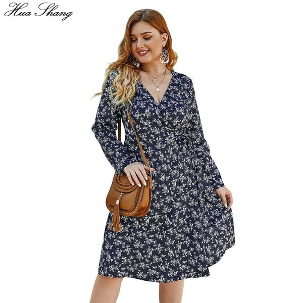 women summer casual dress plus size female v neck long sleeve floral print midi dress knee length ladies wrap dresses, Black;gray
women summer casual dress plus size female v neck long sleeve floral print midi dress knee length ladies wrap dresses, Black;gray