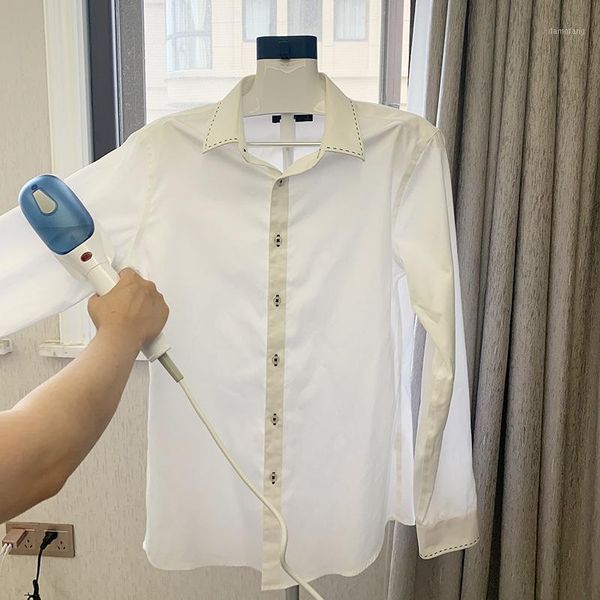 eu plug handheld steamer portable handheld garment steamer brush fast-heat steam iron household or travelling1
eu plug handheld steamer portable handheld garment steamer brush fast-heat steam iron household or travelling1