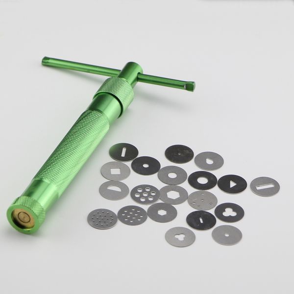 20 discs sugarcraft sugar paste extruder clay craft makin professional fondant gun sculpture cake decorationtools q1106
20 discs sugarcraft sugar paste extruder clay craft makin professional fondant gun sculpture cake decorationtools q1106