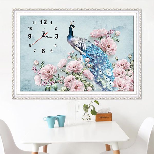 5d diy full diamond painting wall clock peacock cross stitch mosaic making diamond decorative paintings home decor
5d diy full diamond painting wall clock peacock cross stitch mosaic making diamond decorative paintings home decor