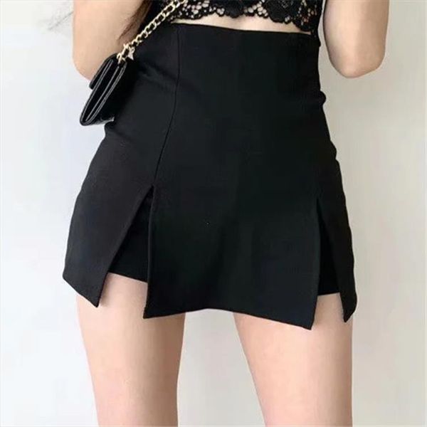 8321 womens wholesale korean style casual short skirt with high waist and split hem irregular womens skirt pants, White;black
8321 womens wholesale korean style casual short skirt with high waist and split hem irregular womens skirt pants, White;black
