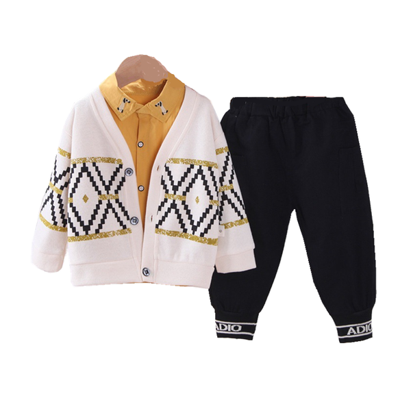 clothing sets spring baby fashion clothes children casual jacket shirt pants 3pcs/sets autumn infant costume kids cotton sportswear, White
clothing sets spring baby fashion clothes children casual jacket shirt pants 3pcs/sets autumn infant costume kids cotton sportswear, White