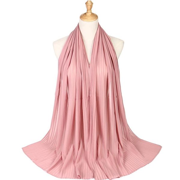 10 pcs/lot fashion plain pleat bubble chiffon scarf wrinkle long stripe shawls hijab crumple pashmian muslim scarves/scarf, Blue;gray