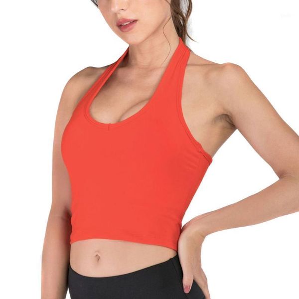 women hanging neck solid color vest backless breathable for yoga fitness sport b2cshop1, Black;blue
women hanging neck solid color vest backless breathable for yoga fitness sport b2cshop1, Black;blue