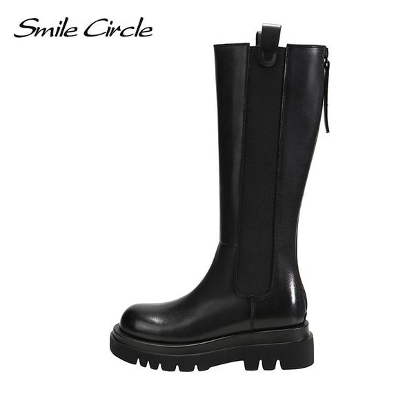 smile circle western boots winter women shoes knee-high long boots super-short plush female high heels keep warm shoes, Black
smile circle western boots winter women shoes knee-high long boots super-short plush female high heels keep warm shoes, Black