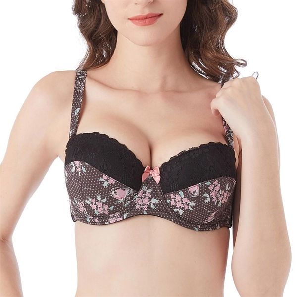 women's underwire half cup brassie lace bra printing band has adhesive bands push up bras for women plus size 30c-40g y200415, Red;black
women's underwire half cup brassie lace bra printing band has adhesive bands push up bras for women plus size 30c-40g y200415, Red;black