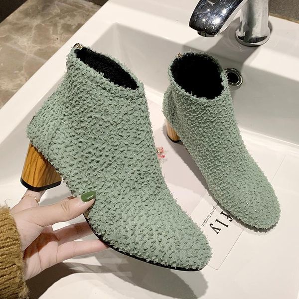 nice new comfortable novelty ankle boots women autumn ins popular western style shoes woman square high heels female casual boot, Black
nice new comfortable novelty ankle boots women autumn ins popular western style shoes woman square high heels female casual boot, Black