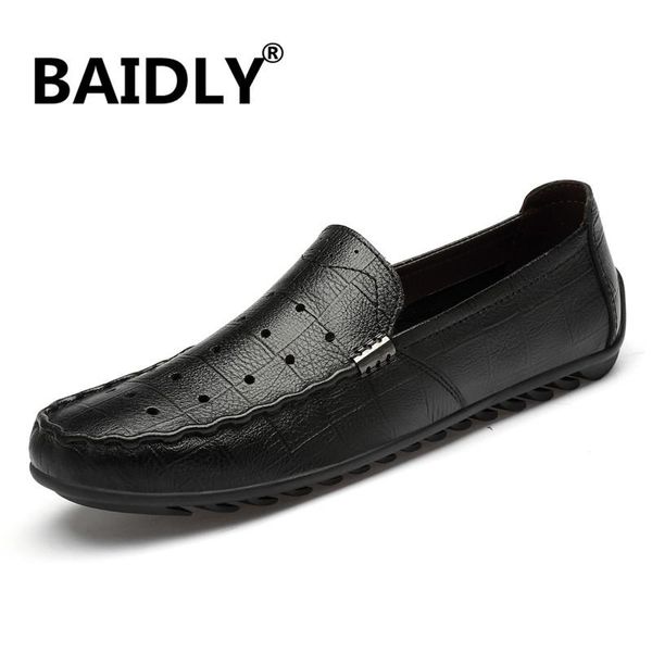 big size men loafers fashion slip on genuine leather shoes for men brand male casual leather shoes driving, Black
big size men loafers fashion slip on genuine leather shoes for men brand male casual leather shoes driving, Black