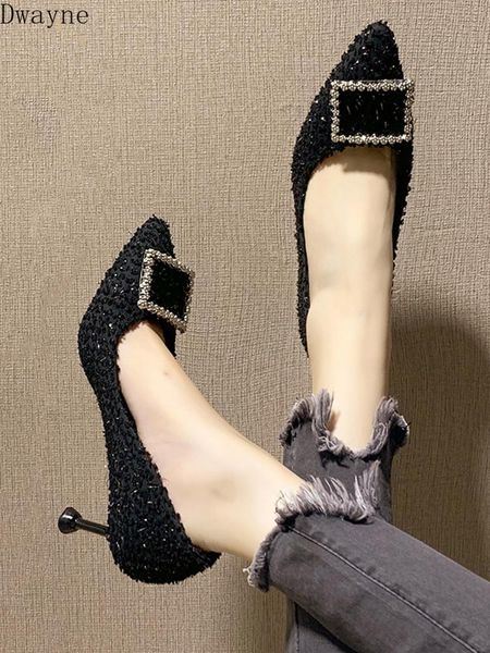 dress shoes fashion thin heel high heels wild rhinestones square buckle women retro pointed shallow mouth single shoe party pumps, Black
dress shoes fashion thin heel high heels wild rhinestones square buckle women retro pointed shallow mouth single shoe party pumps, Black