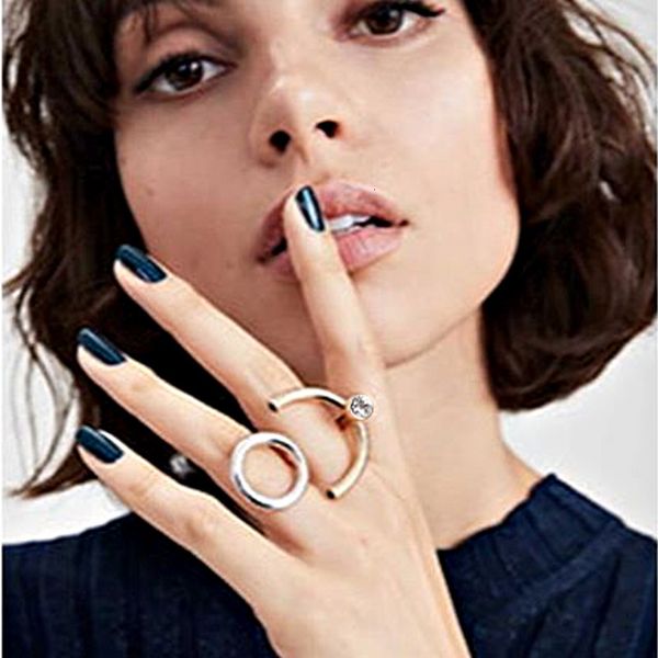 niche design open with cool wind contrast color, micro set zircon, light luxury and versatile index finger ring hand ornament, Silver
niche design open with cool wind contrast color, micro set zircon, light luxury and versatile index finger ring hand ornament, Silver