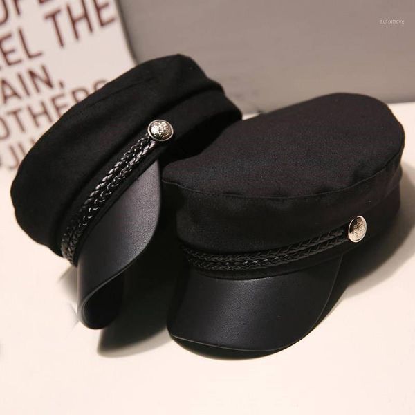 women's hat flat cap cap spring autumn pu octagonal solid color flat hats young student hat female1, Blue;gray
women's hat flat cap cap spring autumn pu octagonal solid color flat hats young student hat female1, Blue;gray