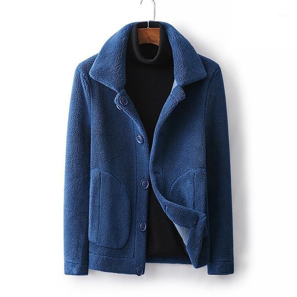 blue men double-sided wear coat single-breasted lapel jacket granular fluff overcoat winter new outerwear green black khaki1
blue men double-sided wear coat single-breasted lapel jacket granular fluff overcoat winter new outerwear green black khaki1