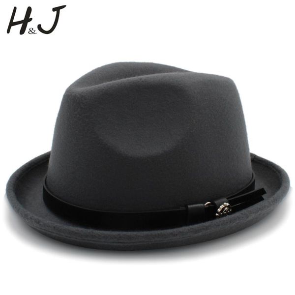 women 's felt fedora hat for lady winter autumn roll up brim homburg jazz hat with fashion belt, Blue;gray
women 's felt fedora hat for lady winter autumn roll up brim homburg jazz hat with fashion belt, Blue;gray
