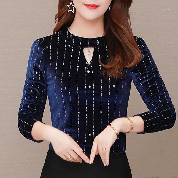women's blouses & shirts plus size women white blouse long sleeve velvet striped shirt fashion womens and a6031
women's blouses & shirts plus size women white blouse long sleeve velvet striped shirt fashion womens and a6031