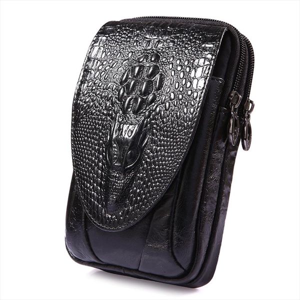 new men genuine leather real crocodile grain cell mobile phone cover case pocket hip belt bum fanny pack waist bag father gift
new men genuine leather real crocodile grain cell mobile phone cover case pocket hip belt bum fanny pack waist bag father gift