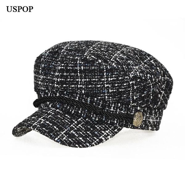 uspop 2020 new women winter hat fashion warm plaid tweed newsboy caps flat visor caps retro octagonal hat berets, Blue;gray
uspop 2020 new women winter hat fashion warm plaid tweed newsboy caps flat visor caps retro octagonal hat berets, Blue;gray