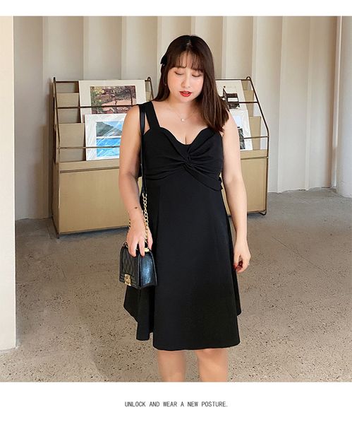 xl xxl 3xl 4xl new summer 2020 women midi dress plus size sleeveless black beige a line knee length sun dress causal lady, Black;gray
xl xxl 3xl 4xl new summer 2020 women midi dress plus size sleeveless black beige a line knee length sun dress causal lady, Black;gray