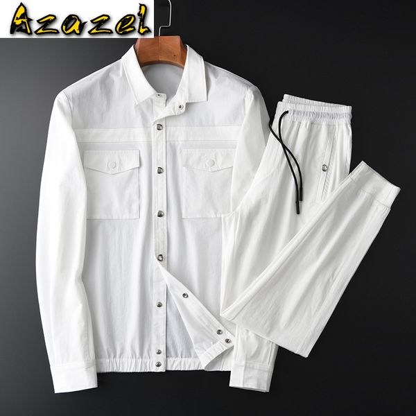 azazel spring and autumn mens sets (jacket+pants) luxury magnet bottons two pocket mens jackets plus size 4xl elastic waist pant 1022, Gray
azazel spring and autumn mens sets (jacket+pants) luxury magnet bottons two pocket mens jackets plus size 4xl elastic waist pant 1022, Gray