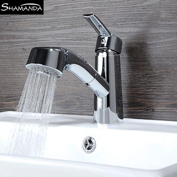 2020 new solid brass chrome single handle and cold mixer water sink tap pull out basin faucet with abs spout 
2020 new solid brass chrome single handle and cold mixer water sink tap pull out basin faucet with abs spout