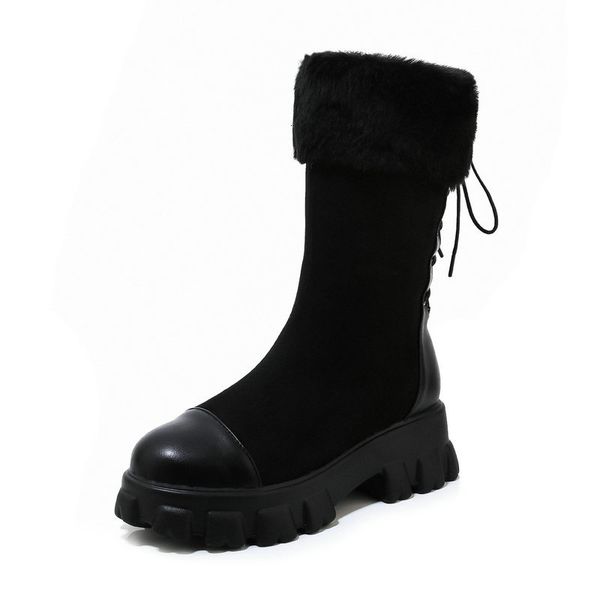 2021 new big size 34-43 winter simple ankle snow comfortable flock solid color keep warm women boots thick high heels shoes woman htie, Black
2021 new big size 34-43 winter simple ankle snow comfortable flock solid color keep warm women boots thick high heels shoes woman htie, Black