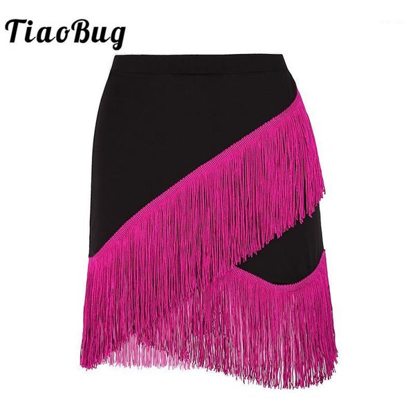 tiaobug women elastic waistband tango rumba ballroom latin dance skirt fringe flowing tassels latin skirt stage dance wear1, Black;red
tiaobug women elastic waistband tango rumba ballroom latin dance skirt fringe flowing tassels latin skirt stage dance wear1, Black;red