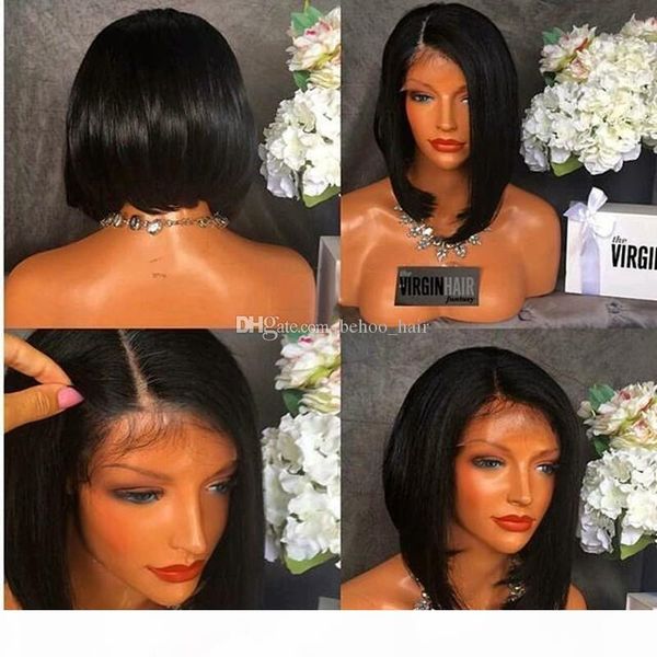 130% 150% density bob lace front wigs silky straight brazilian human hair pre plucked natural hairline full lace human hair wigs, Black;brown
130% 150% density bob lace front wigs silky straight brazilian human hair pre plucked natural hairline full lace human hair wigs, Black;brown