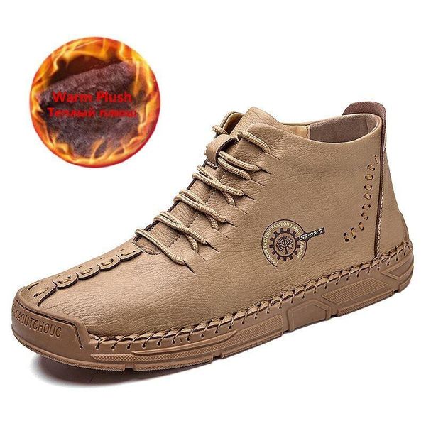 outdoor 2020 men's winter boots handmade leather men's ankle boots fur warm snow comfortable motorcycle, Black
outdoor 2020 men's winter boots handmade leather men's ankle boots fur warm snow comfortable motorcycle, Black