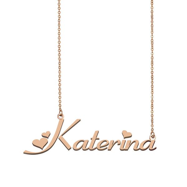 katerina name necklaces pendant custom personalized for women girls children friends mothers gifts 18k gold plated stainless steel, Silver
katerina name necklaces pendant custom personalized for women girls children friends mothers gifts 18k gold plated stainless steel, Silver