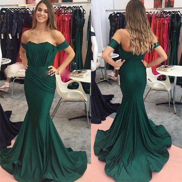 2021 dark green mermaid dress evening pleat elastic satin sweep train off the shoulder long formal occasion dresses cheap, Black;red
2021 dark green mermaid dress evening pleat elastic satin sweep train off the shoulder long formal occasion dresses cheap, Black;red